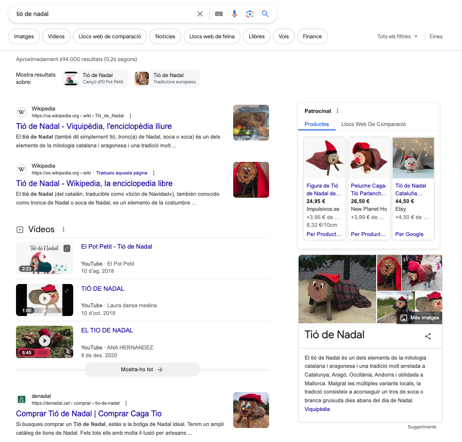 caga tio serps catalogne