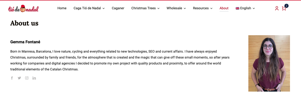 Page À propos de nous