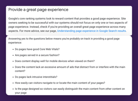 Offrir une expérience de page exceptionnelle